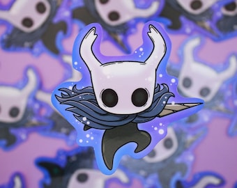 Hollow Knight Sticker: Laptops Phones Tablets Consoles Kindles Bottles Journals