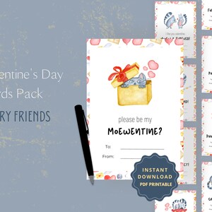 Kitten Love Valentine&#39;s Day Card Templates