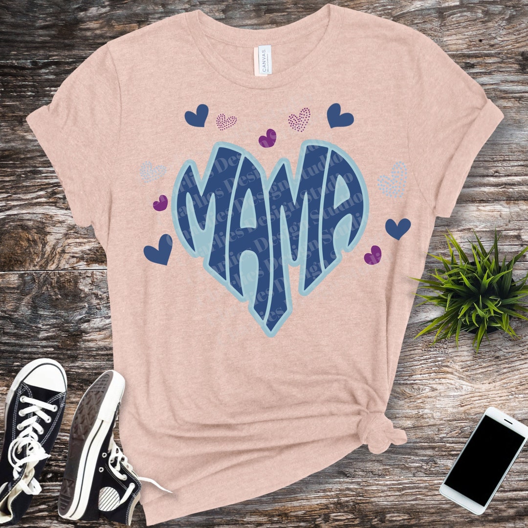 MAMA HEART GRAPHIC T-SHIRT main image 0