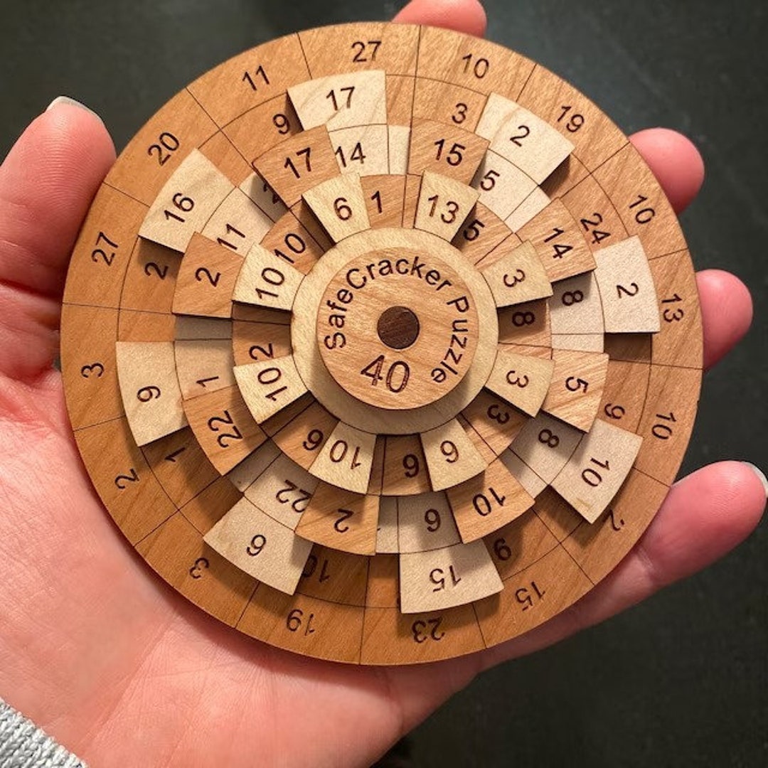 Safecracker 40 Math Puzzle Challenging Math Brain Teaser Etsy