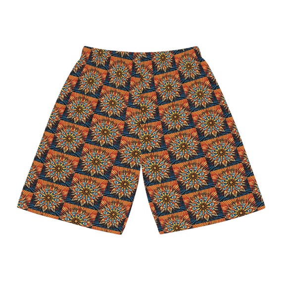 Native design basketball shorts best sale