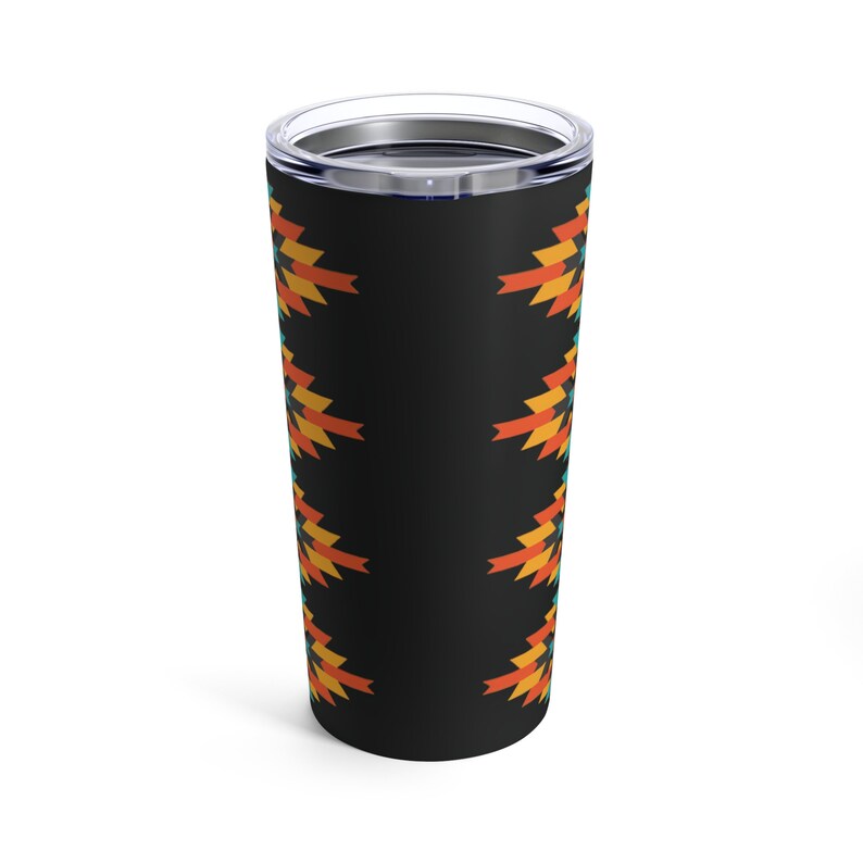 Southwest Design Tumbler Native American Art Inspired Water Cup ...
