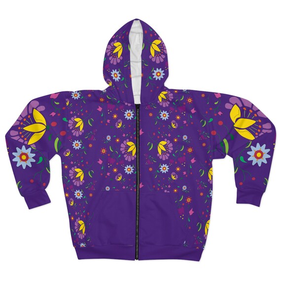 【BAON】[unisex] Aoi flower printing 2-way over hood zip-up il_fullxfull.3467468220_em58.jpg