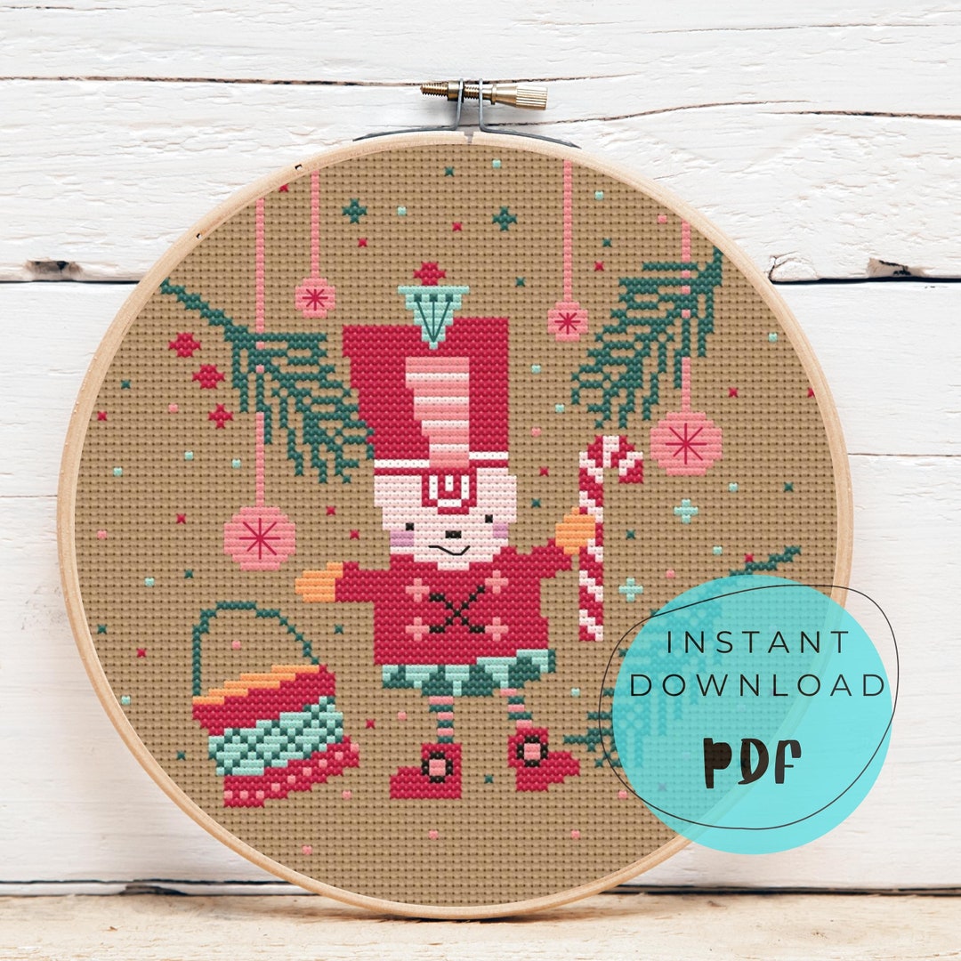 Nutcracker Cross Stitch Pattern I Instant Download PDF I Counted Cross ...