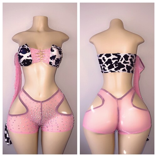 Exotic Dancewear Garter Set Etsy