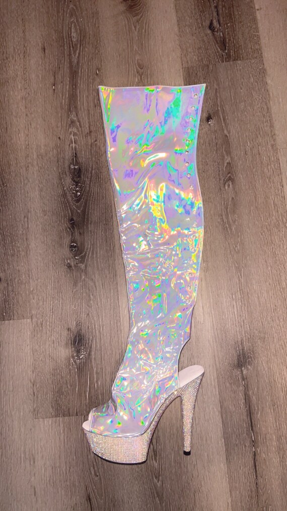 Exotic thigh high boots hot sale