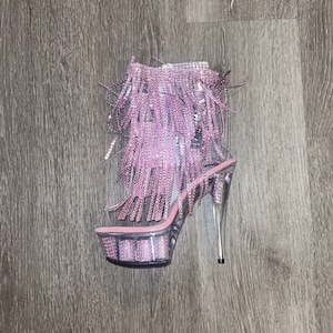 Fringe stripper heels sale