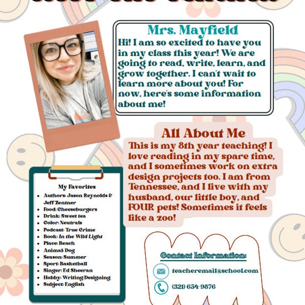 Classroom Wishlist Template Etsy