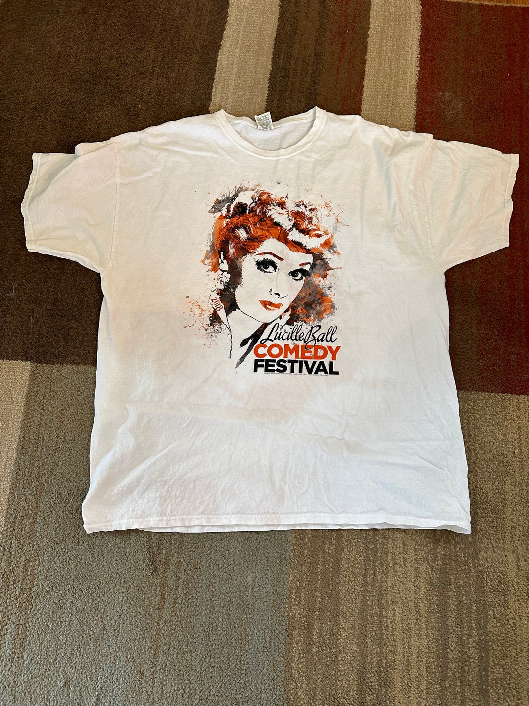 Lucille Ball Comedy Festival Vintage Tshirt, White 2XL Etsy