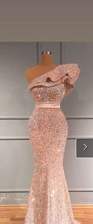 Stunning Black One Shoulder Mermaid Prom Dress main image 1