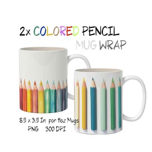 Colored pencils cup wrap design png, back to school, school graphic, sublimation design, digital download, school png, back to school gift