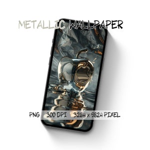 Metallic smartphone wallpaper, smartphone backgrounds, minimalist smartphone wallpapers