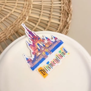 Disneyland Castle Sticker, Cinderella Castle, Disney Princess Sticker, Disney World Sticker, Disneyland Sticker, Holographic Sticker