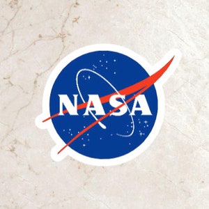Adesivo NASA / Adesivo spaziale / Adesivo con logo NASA / Adesivi per laptop / Adesivi per skateboard / Adesivi personalizzabili / Adesivo NASA Hydroflask