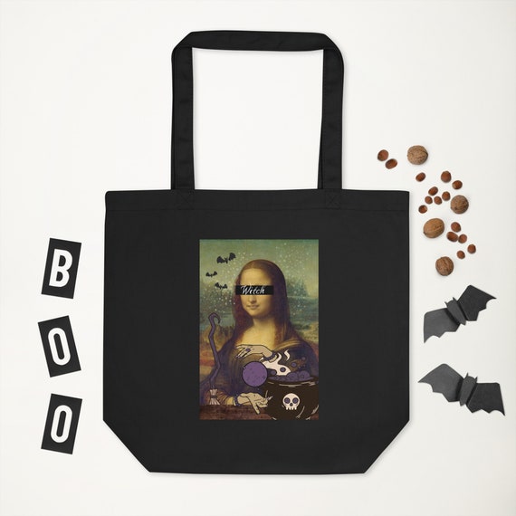 Mona Lisa Witch Modern Witch Tote Bag Witchcrafts - Etsy