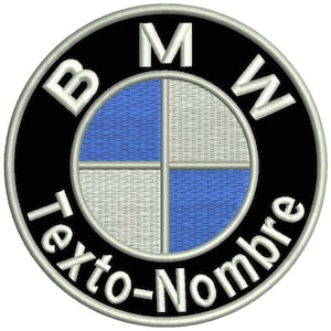 Parche Bordado Termoadhesivo BMW Personalizable BMW Custom Embroidered Patch imagen 1