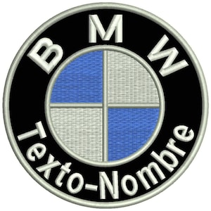 Customizable BMW Iron-On Embroidered Patch (BMW Custom Embroidered Patch)