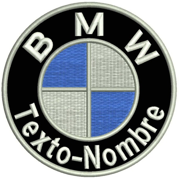 Anpassbarer bestickter BMW-Aufnäher