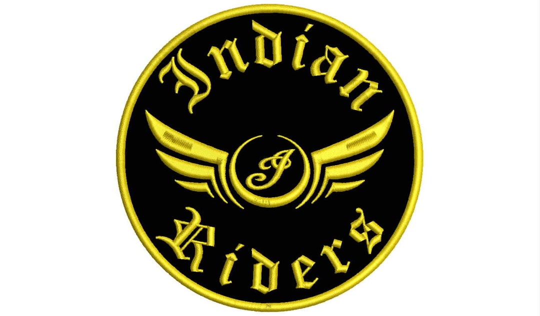 INDIAN Riders Embroidered Patch (INDIAN Riders/bikers Embroidered Patch ...