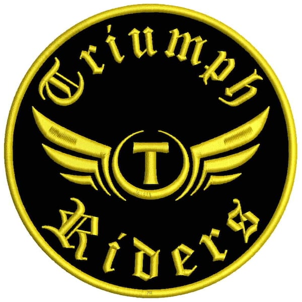 TRIUMPH Riders/Bikers Patch brodé