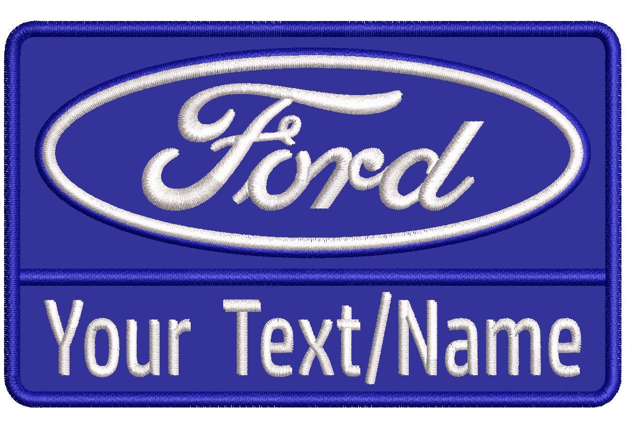 Custom Embroidered Patch (ford Iron-on) - Etsy