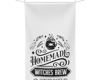 Homemade Witches Brew Tea Towel