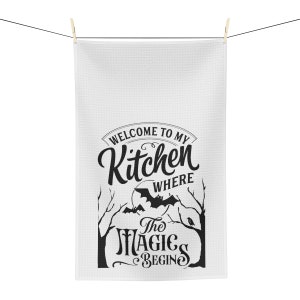 Where the Magic Begins Tea Towel