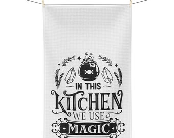We Use Magic Witch Tea Towel