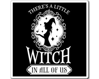 There's A Little Witch Magnet