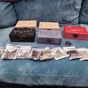 Hex Box with Herbs