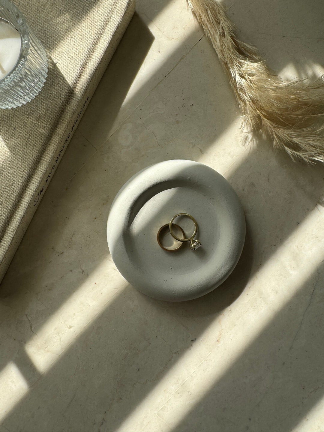 Concrete Cloud Tray, Ring Tray, Neutral Home Decor, Handmade Jewelry