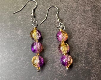 LSU Themed Earrings