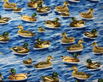 Mallard Duck Themed Taggie Blanket