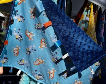 Blue Dog Taggie Blanket