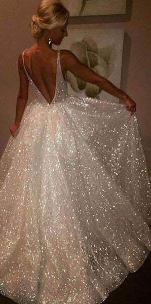 Sparkly White Dress - Etsy