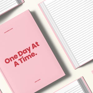 Ein Tag nach dem anderen | Hardcover Notizbuch Für Mindfulness | Freie Personalisierung | FSC-zertifiziertes säurefreies Papier | Weltweiter Versand