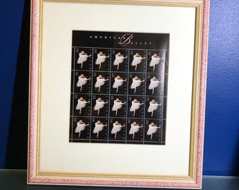 6x BALLET BALLERINA Dancing 1998 32c Black Unused Postage Stamp