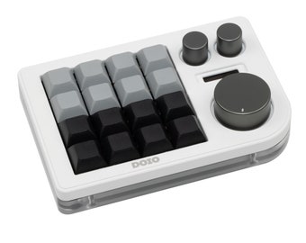 Megalodon triple-knob macro pad