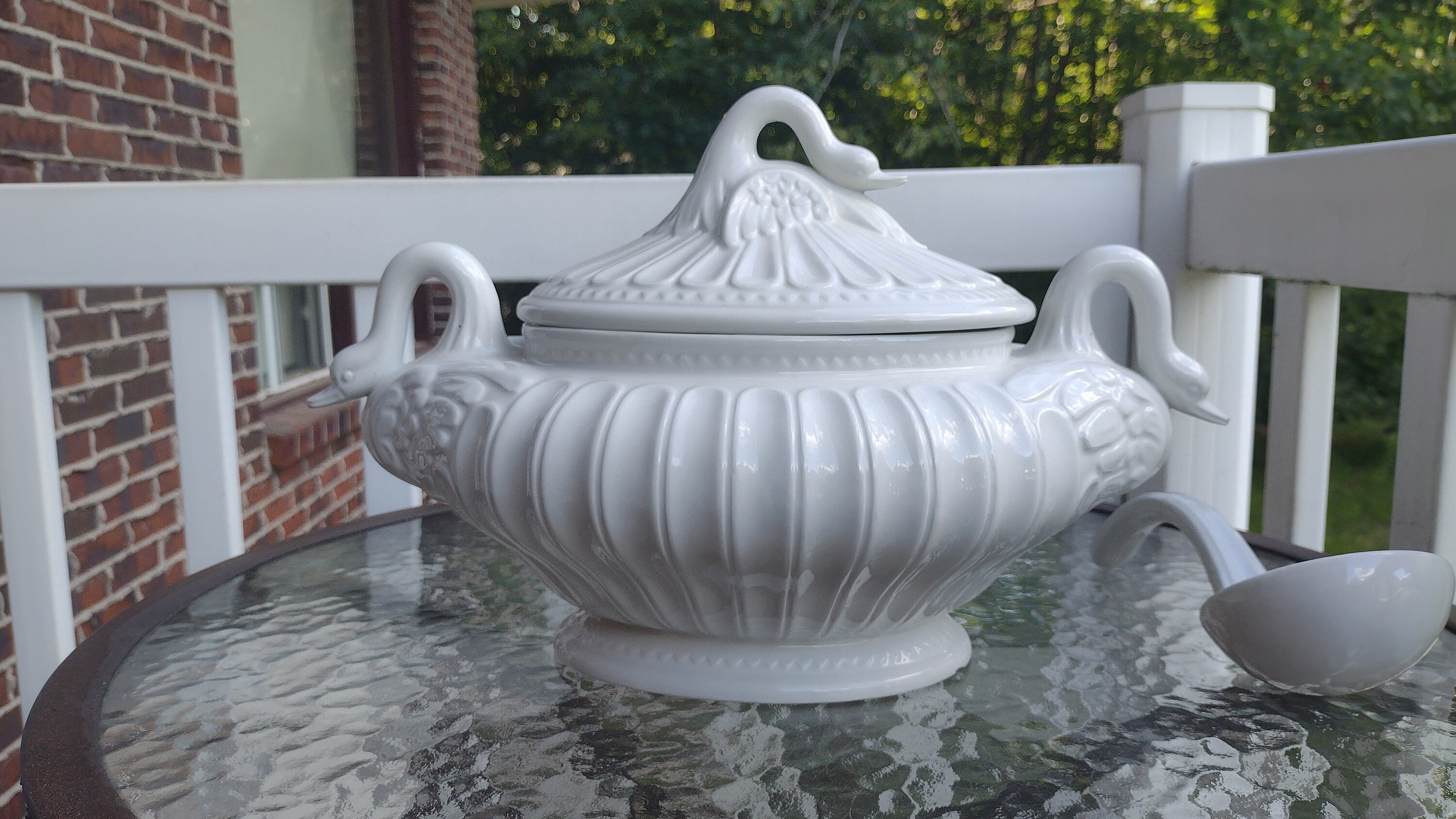 Tureen With the Ladle Made in Portugal Brand Mideramica. Etsy