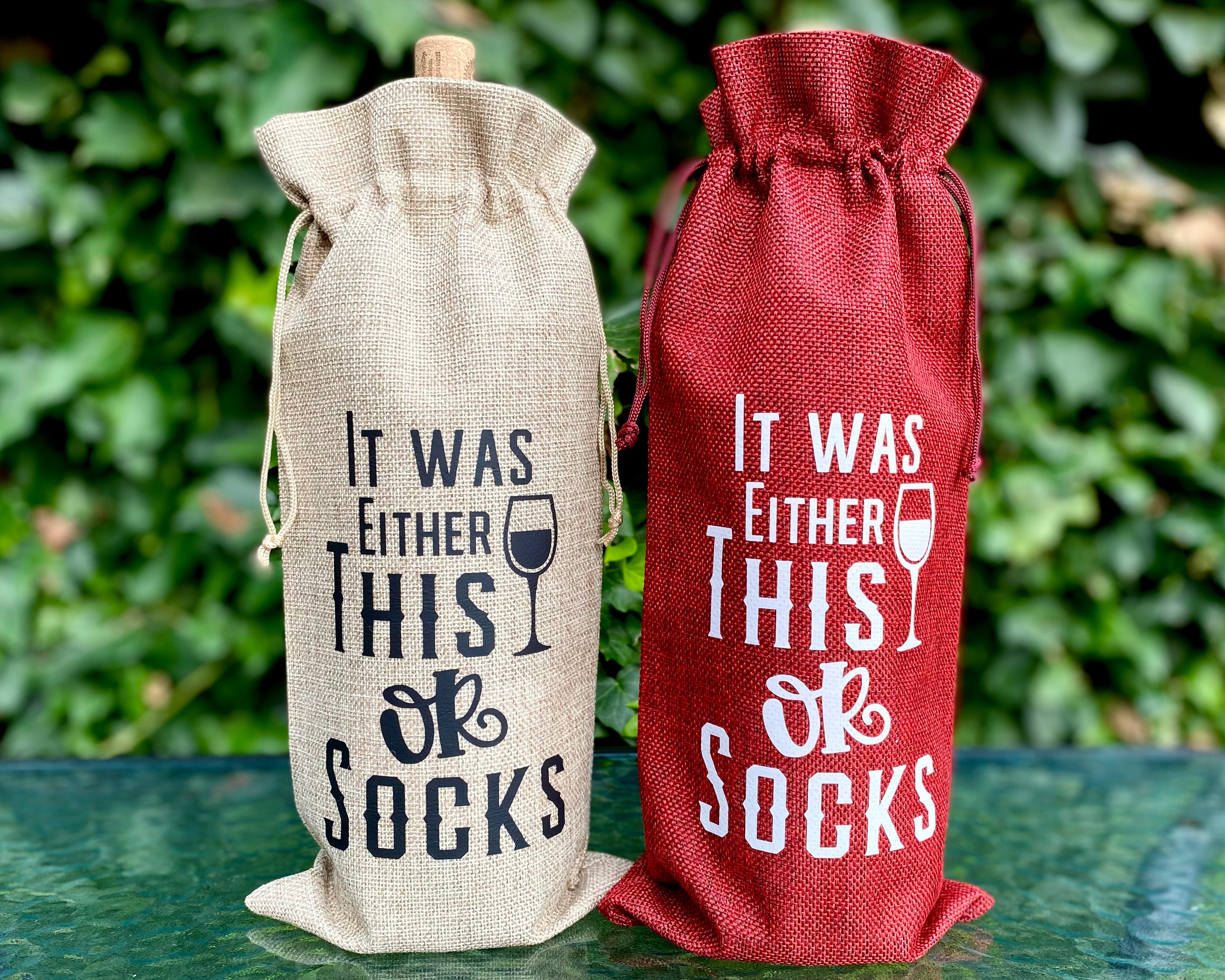 Decorative Wine Bag Etsy