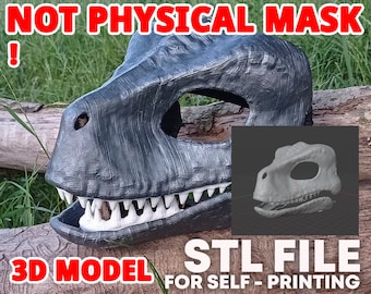 STL-Modell Raptor-Maske 3D zum Drucken