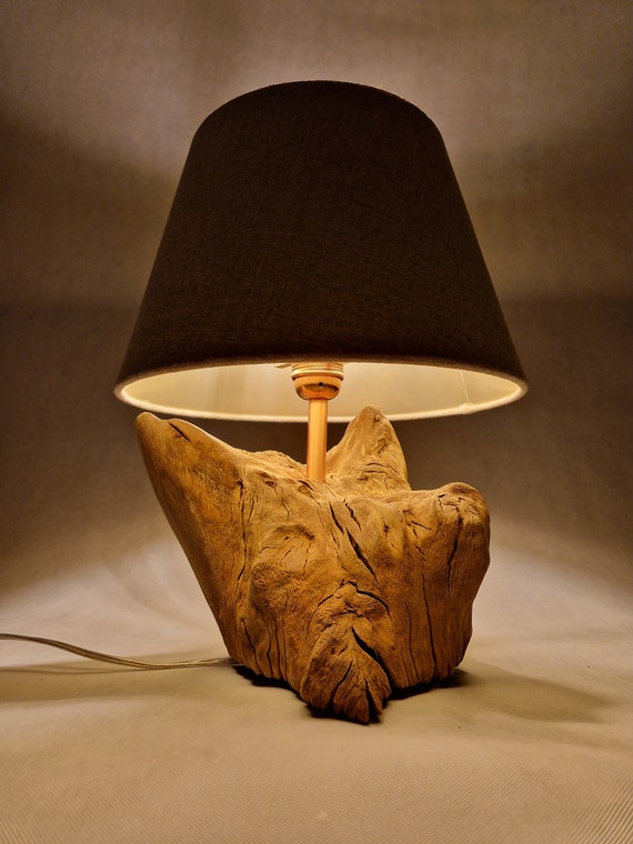 Wood Lamp Table Lamp Root Lamp Wood Table Lamp Night - Etsy