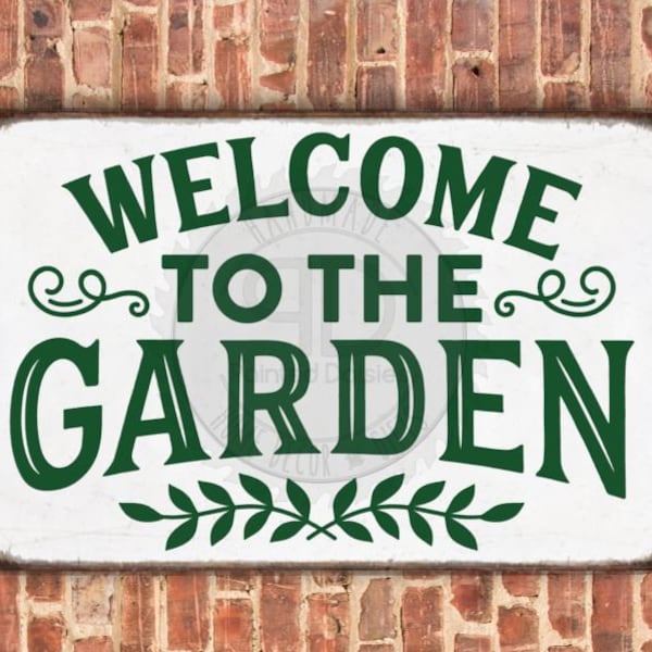 Garden Sign Etsy