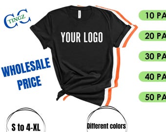 Bulk Custom T-Shirt Package – Personalized Logo or Text | Events, Teams, Businesses