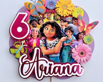 Custom 3D Cake Topper | Personalized Birthday Party Decoration