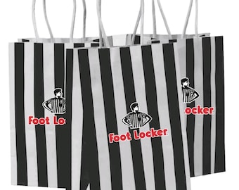 Sneaker Party Treat Bags, Custom Goodie Bags, Birthday Party Favor Bags, Kids Party Candy Bags, Editable Matching Favors