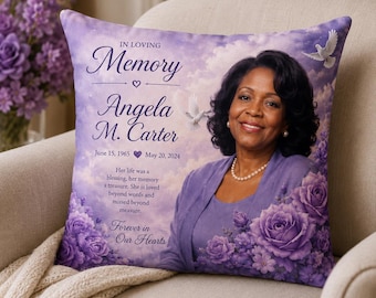Custom Photo Pillowcase | Personalized Name Cushion Cover, 16x16