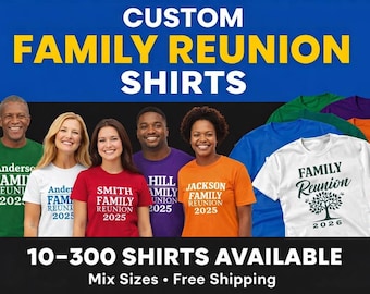 Benutzerdefinierte Familientreffen-Shirts | Massengruppe Urlaub Event Tees