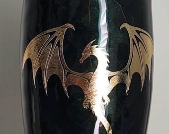 Handcrafted Dragon Scale Tumbler – Fantasy Insulated Drinkware