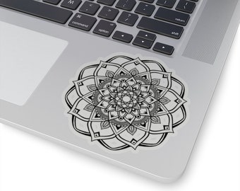 Mandala Sticker, Vinyl Decal, Planner, Journal